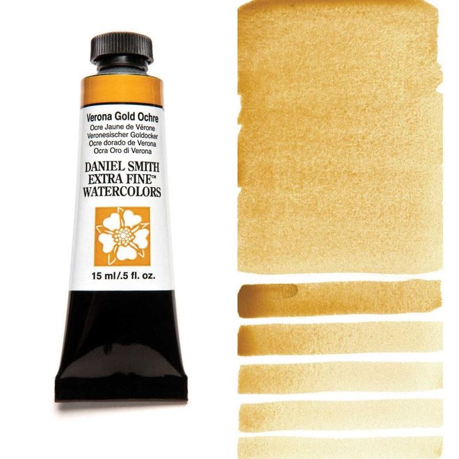 Daniel Smith 15ml Verona Gold Ochre Extra Fine Watercolor