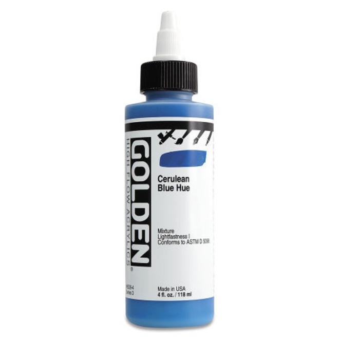 Golden High Flow 4Oz Cerulean Blue Hue Series 3