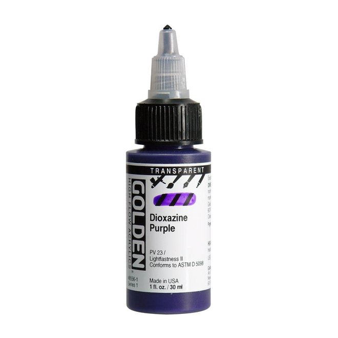 Golden High Flow 1Oz Transparent Dioxazine Purple Series 1