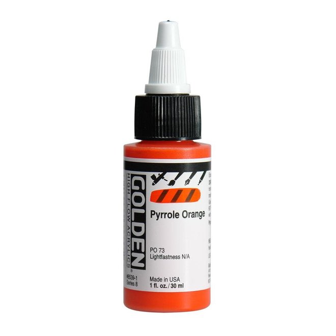 Golden High Flow 1Oz Pyrrole Orange Series 8