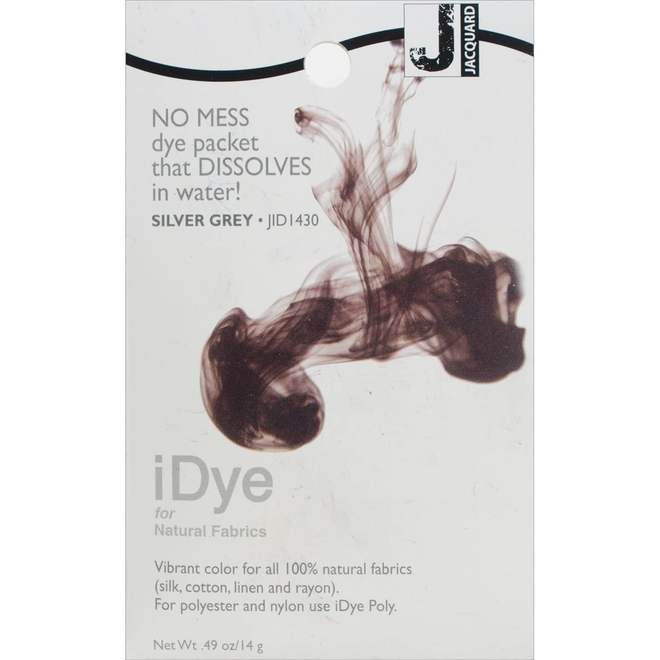 IDYE FOR NATURAL FABRICS SILVER GREY