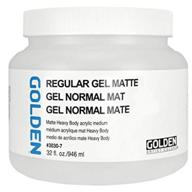 Golden Medium 32Oz Regular Gel Matte