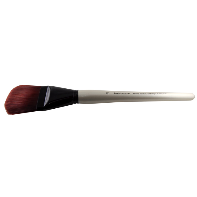 Simply Simmons Xl Synthetic Stiff Brush Filbert 70