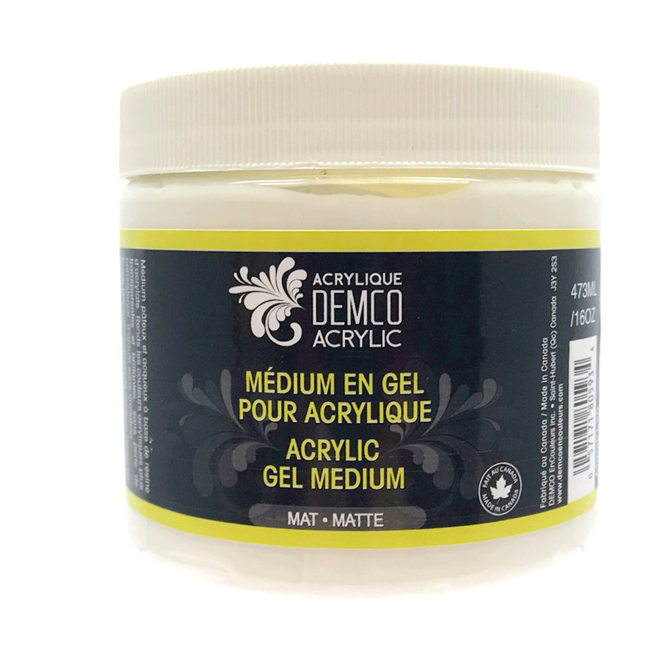 Demco Acrylic Gel Matte Medium 8Oz