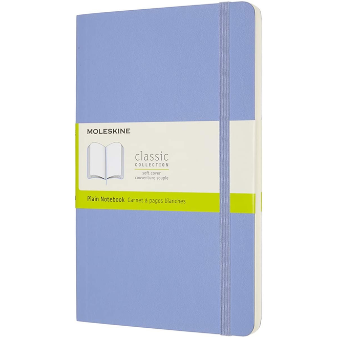Moleskine Softcover Plain 5 X 8.25" 13X21 Cm  Periwinkle Blue