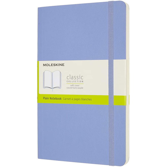 Moleskine Softcover Plain 5 x 8.25" 13x21 cm  Periwinkle Blue