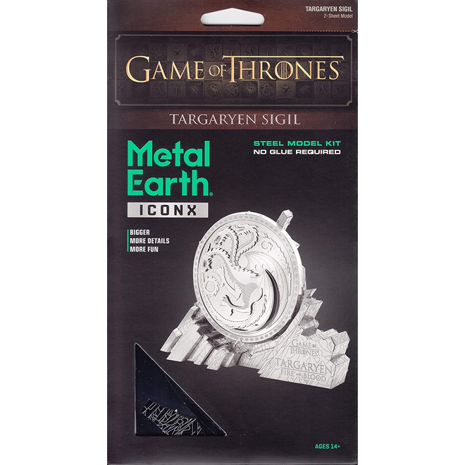 Metal Earth 3D Model Game of Thrones Targaryen Sigil