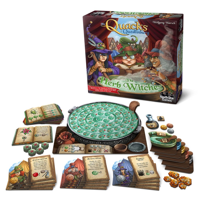 THE QUACKS OF QUEDLINBURG EXPANSION - THE HERB WITCHES BOARD GAME