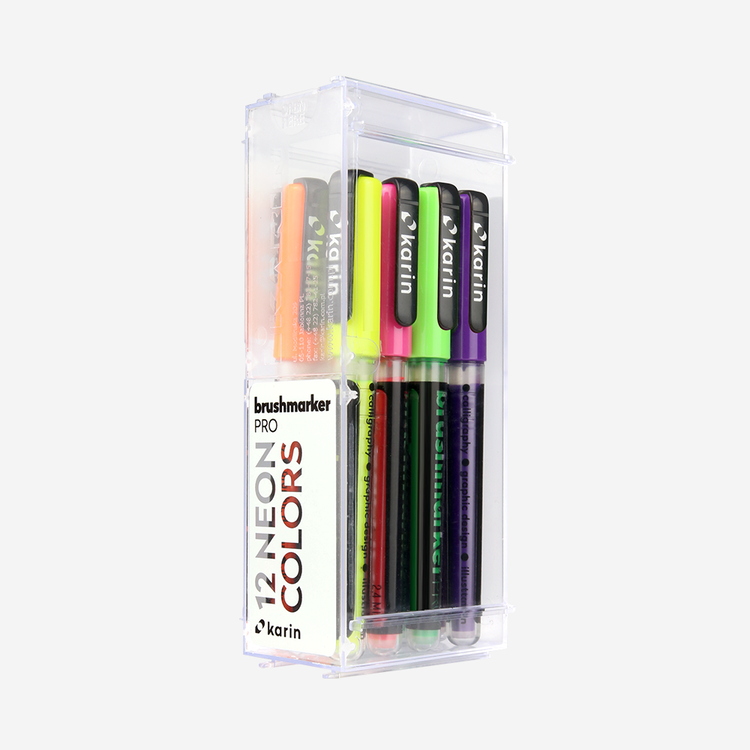 NEW Karin Brushmarker Pro Mega Box - Set of 60 Colors + 3 Blenders