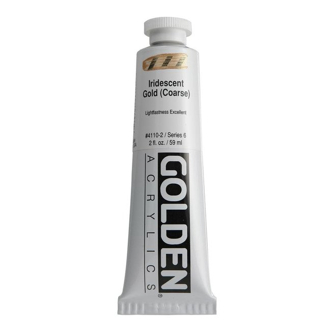 Golden 2Oz Iridescent Gold (Coarse) Heavy Body Series 7