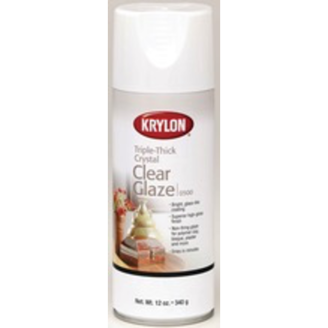 KRYLON TRIPLE-THICK CRYSTAL CLEAR GLAZE 11OZ