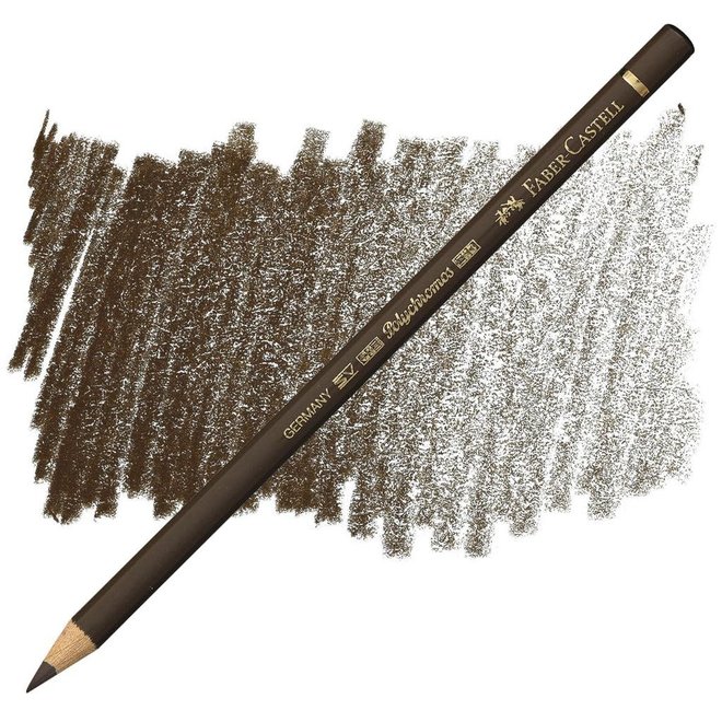 Faber Castell Polychromos Coloured Pencil 280 Burnt Umber