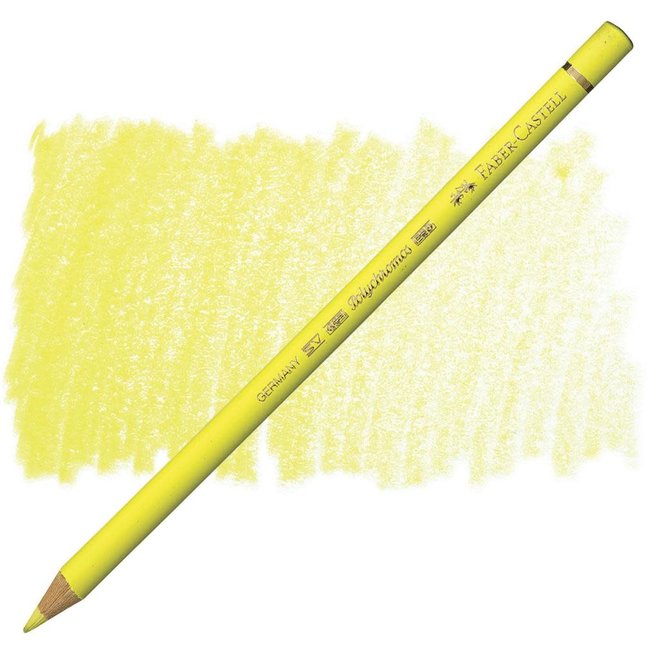Faber Castell Polychromos Coloured Pencil 104 Light Yellow Glaze