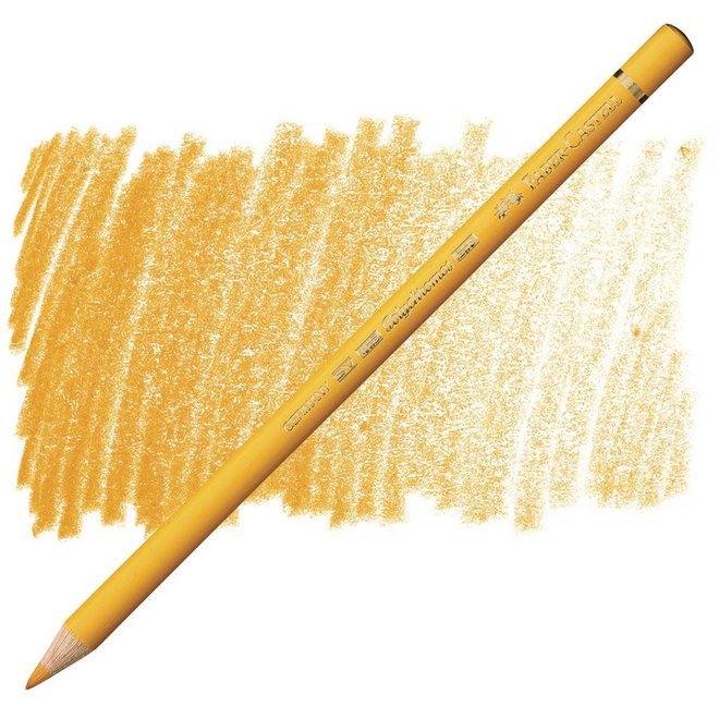 Faber Castell Polychromos Coloured Pencil 109 Dark Chrome Yellow
