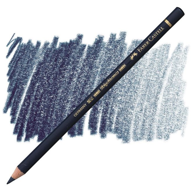 Faber Castell Polychromos Coloured Pencil 157 Dark Indigo