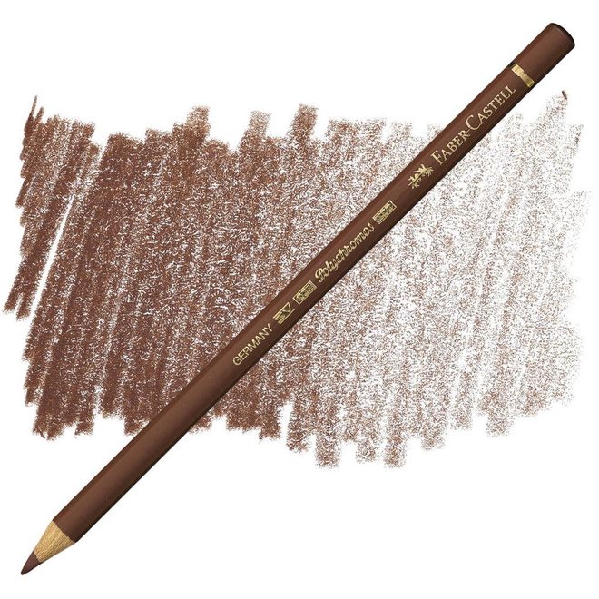 Faber Castell Polychromos Coloured Pencil 283 Burnt Sienna