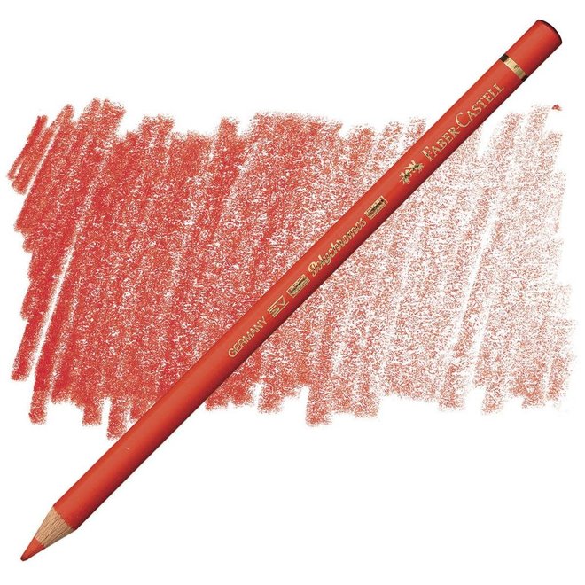 Faber Castell Polychromos Coloured Pencil 117 Light Cadmium Red