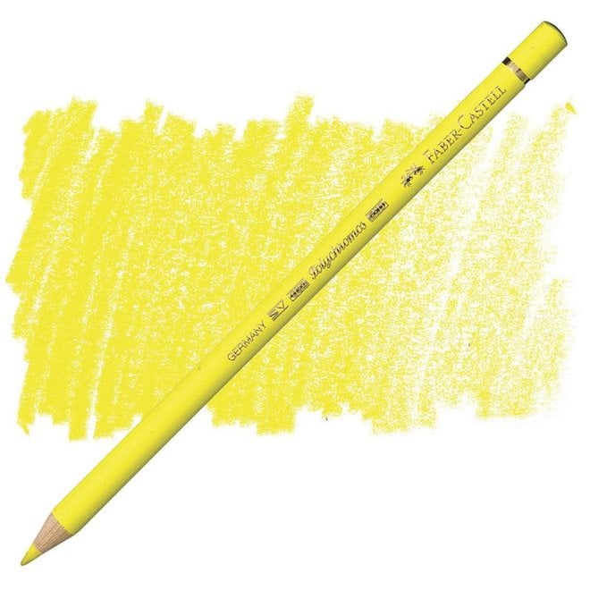Faber Castell Polychromos Coloured Pencil 105 Light Cadmium Yellow