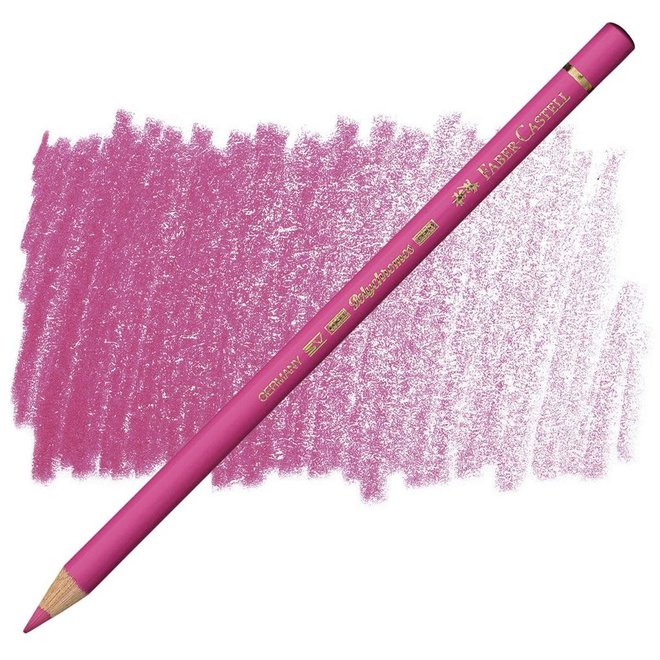 Faber Castell Polychromos Coloured Pencil 128 Light Purple Pink
