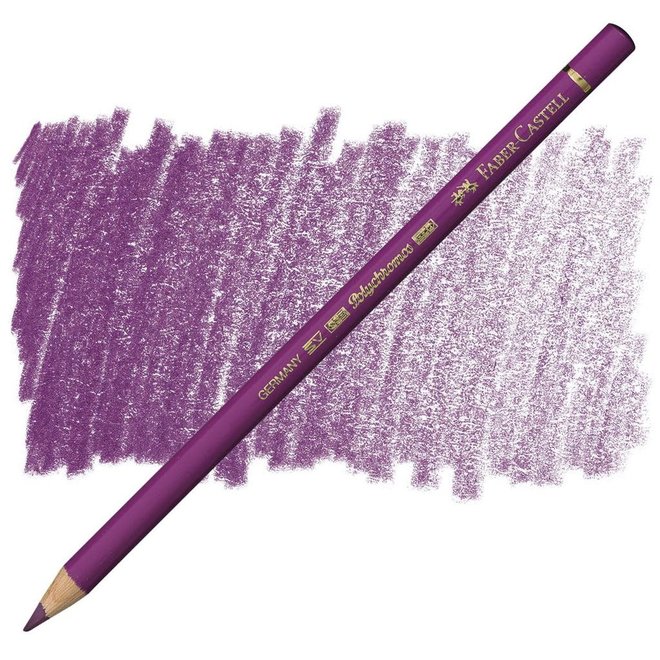 Faber Castell Polychromos Coloured Pencil 135 Light Red-Violet