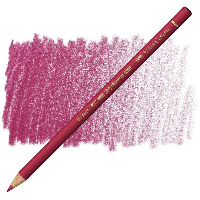 Faber Castell Polychromos Coloured Pencil 127 Pink Carmine