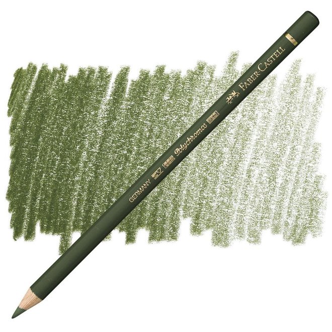 Faber Castell Polychromos Coloured Pencil 174 Chromium Green Opaque