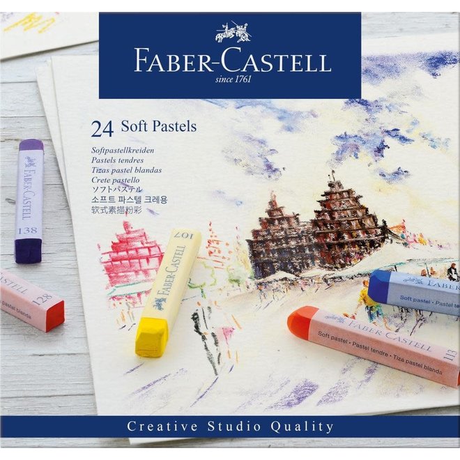 Faber Castell Soft Pastels 24PK Set