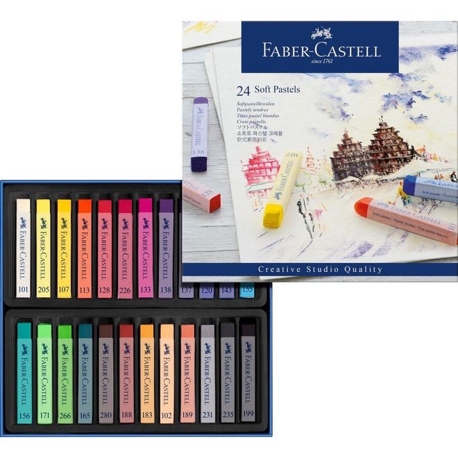 Faber Castell Soft Pastels 24PK Set