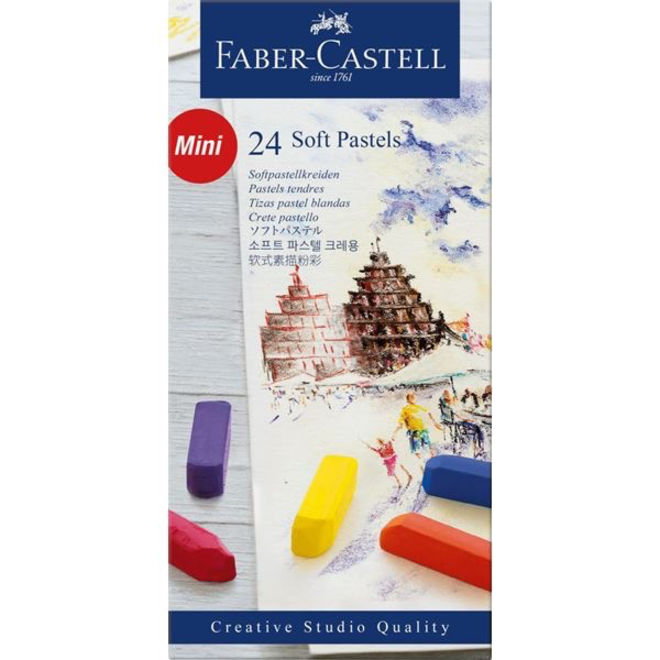 Faber Castell Soft Pastels Mini 24PK Set