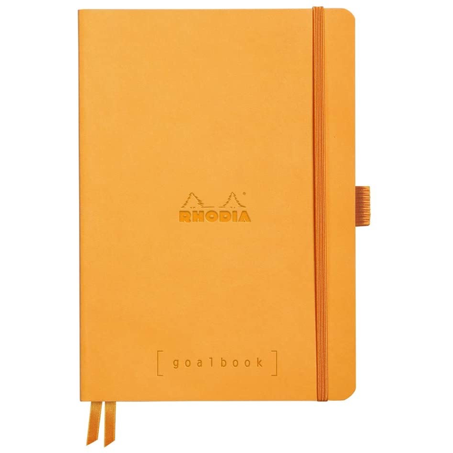 Rhodia Softcover 5.5"X8.5" Goalbook Orange