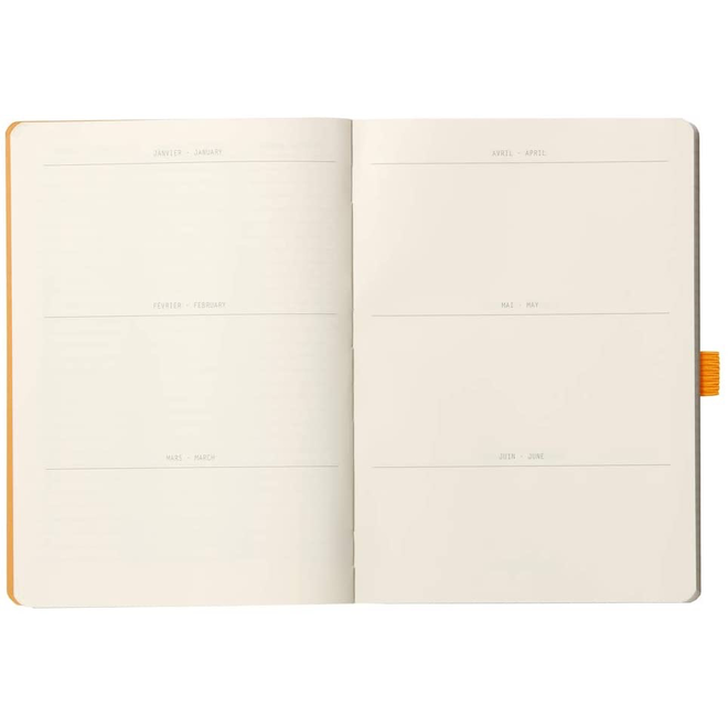Rhodia Softcover 5.5"X8.5" Goalbook Orange