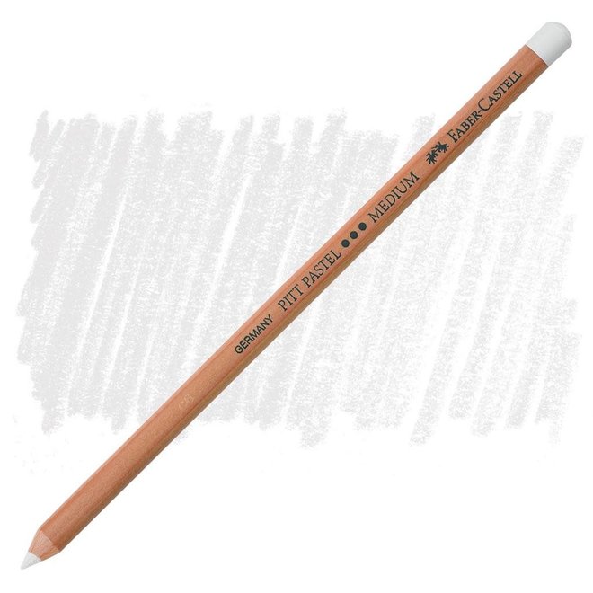 Faber Castell Pitt Pastel Pencil 101 White Medium