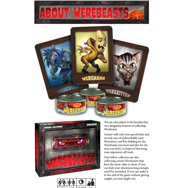 WEREBEASTS: THE SOCIAL DEDUCTION COLLECTION GAME