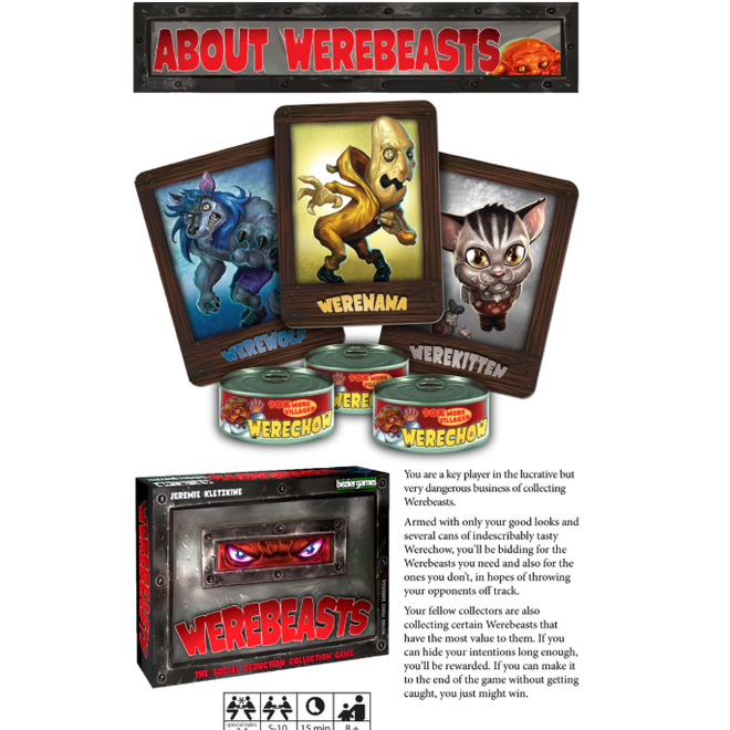 Werebeasts: The Social Deduction Collection Game