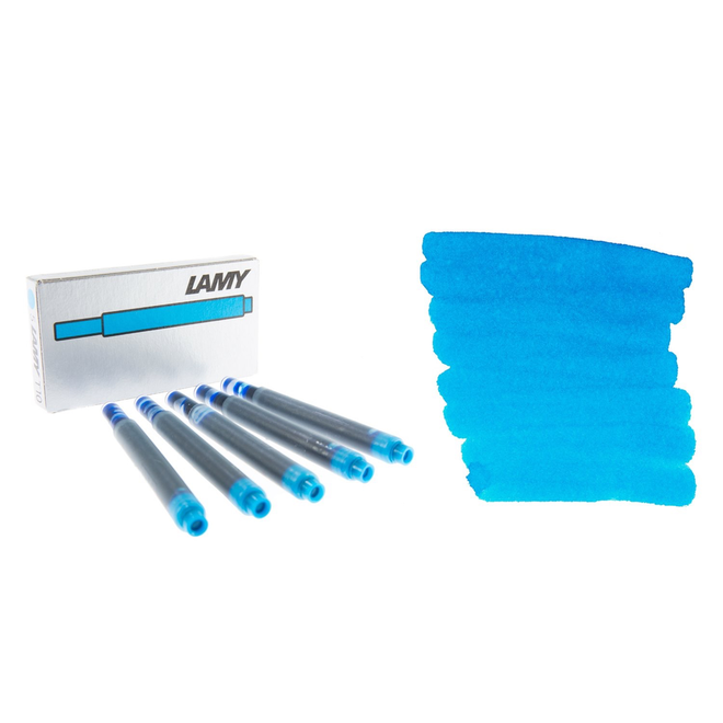 Lamy Ink Cartridge, 5pk - Turquoise
