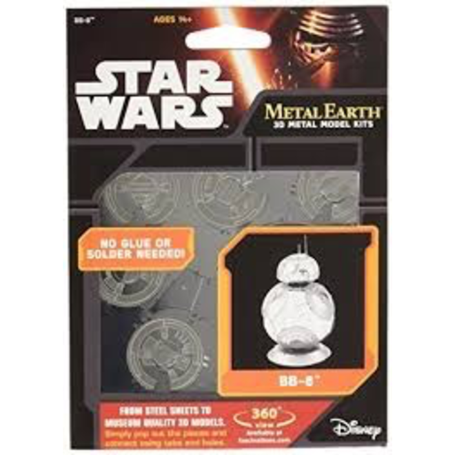 METAL EARTH 3D MODEL SILVER: STAR WARS BB-8
