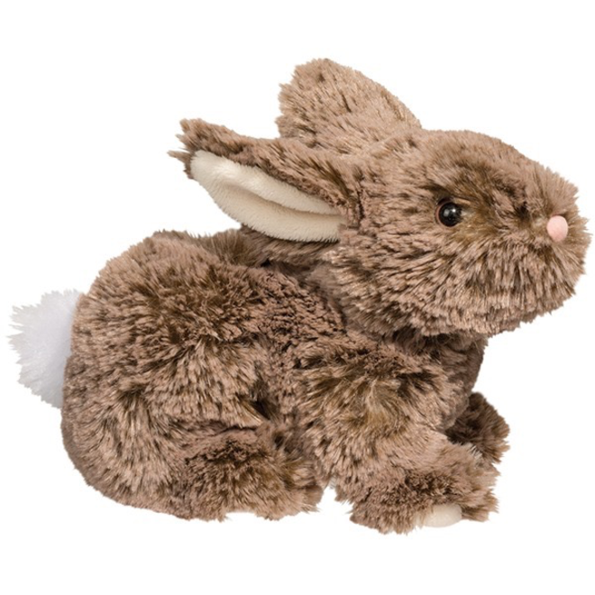 Douglas Cuddle Toy Plush - Taylor Mocha Bunny, Small