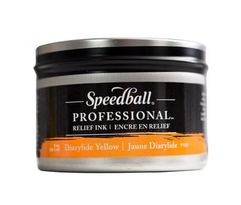 SPEEDBALL PROFESSIONAL RELIEF PRINTING INK 8OZ DIARYLIDE YELLOW