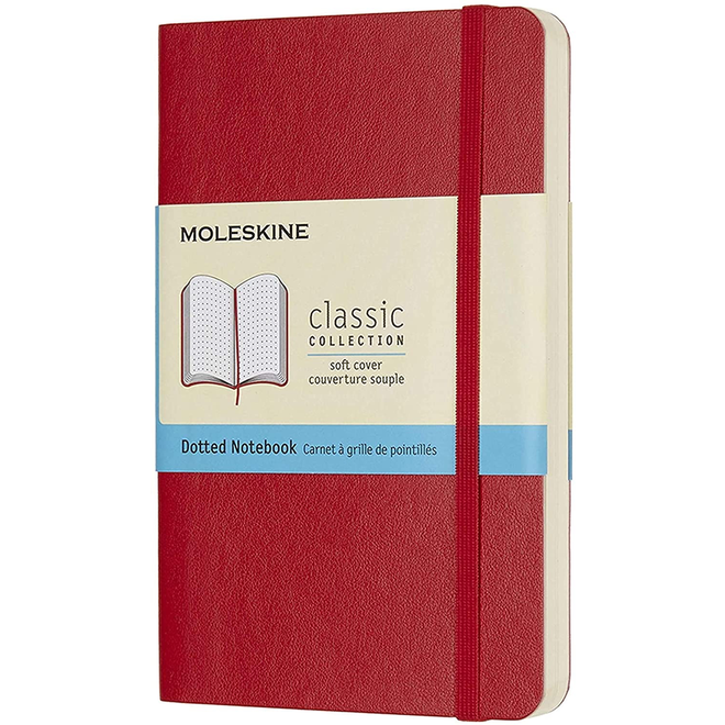 MOLESKINE POCKET SC DOTTED NOTEBOOK RED