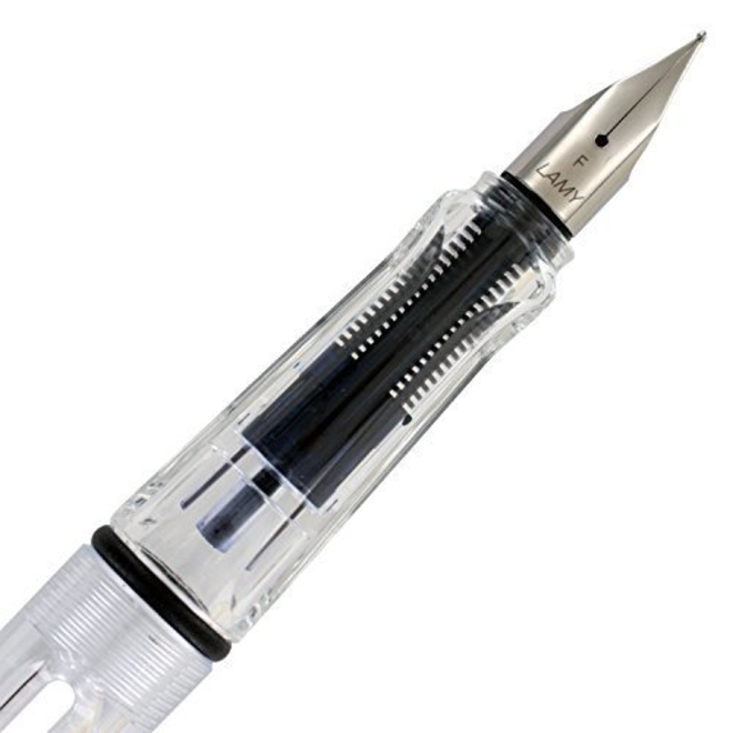 Lamy Safari Fountain Pen - Clear Vista Fine
