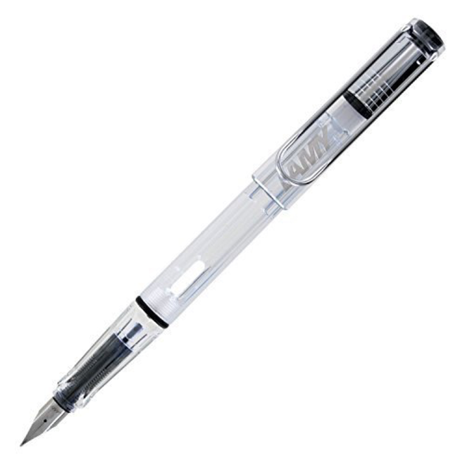 Lamy Safari Fountain Pen - Clear Vista Fine