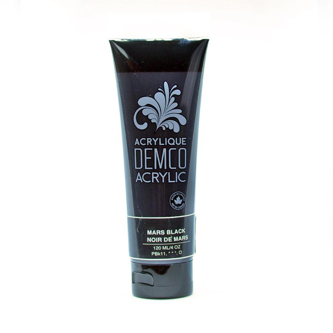 DEMCO ACRYLIC 120ML MARS BLACK