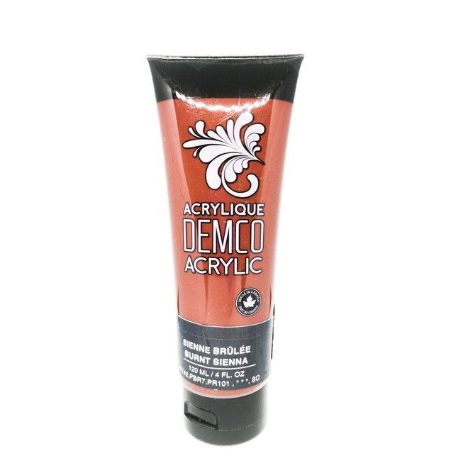 DEMCO ACRYLIC 120ML BURNT SIENNA