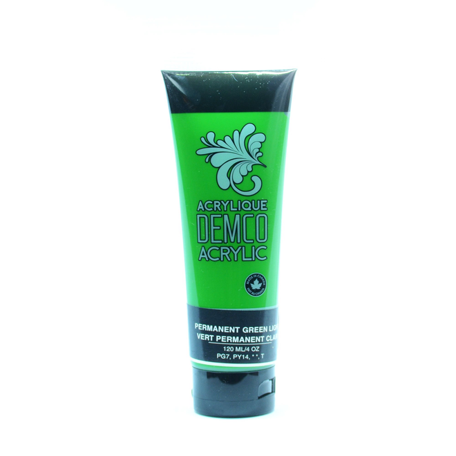 Demco Acrylic 120Ml Permanent Green Light