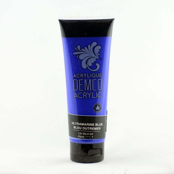 DEMCO ACRYLIC 120ML ULTRAMARINE BLUE