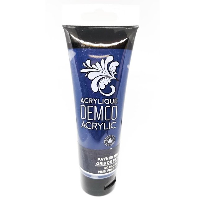 DEMCO ACRYLIC 120ML PAYNE’S GREY