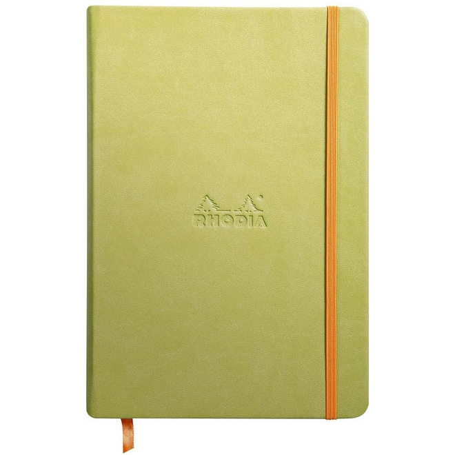 Rhodia Rhodiarama Notebook 5.5X8.3 Anise Lined