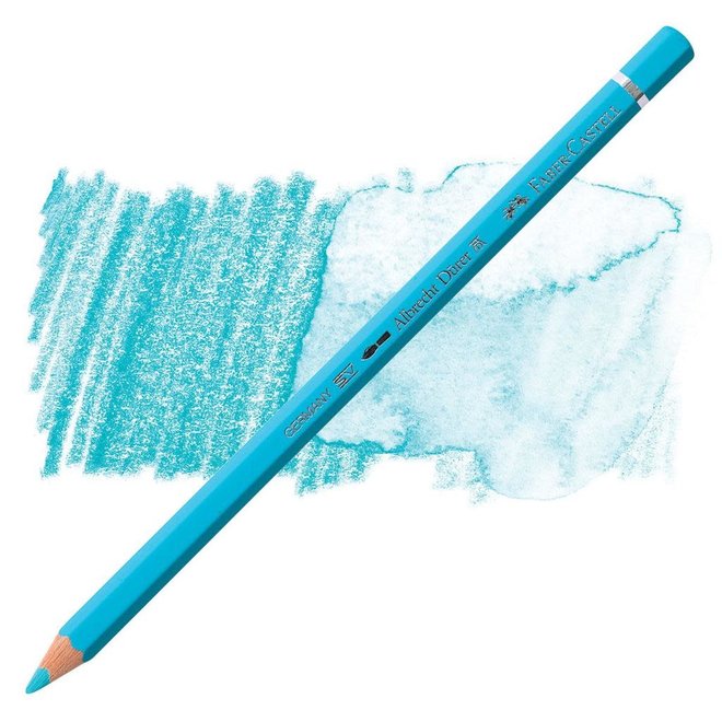 Faber Castell Durer Watercolour Pencil 154 Light Cobalt Turquoise