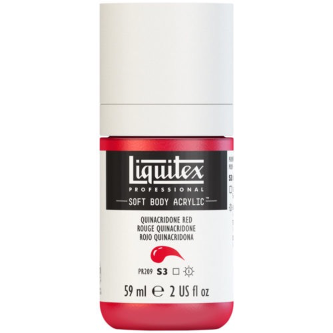 Liquitex Soft Body Acrylic  59ML Quinacridone Red