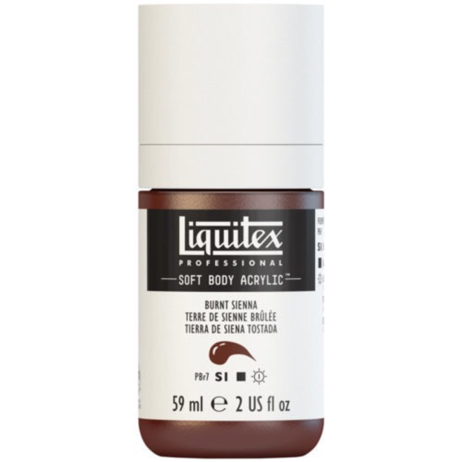 Liquitex Soft Body Acrylic  59Ml Burnt Sienna